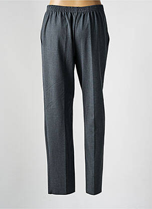 Pantalon droit taille élastique taille normale gris GRIFFON femme