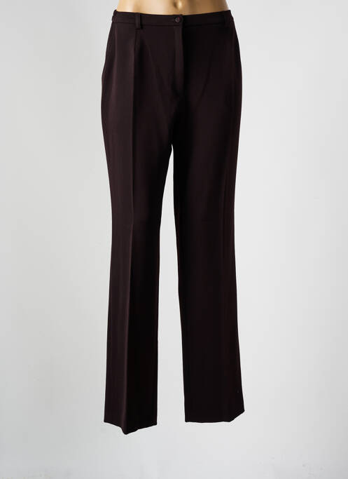 Pantalon droit marron GUY DUBOUIS pour femme