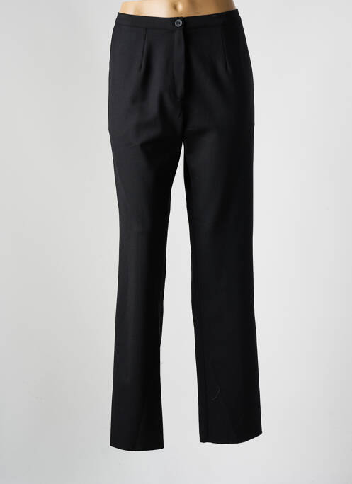 Pantalon droit noir GRIFFON pour femme