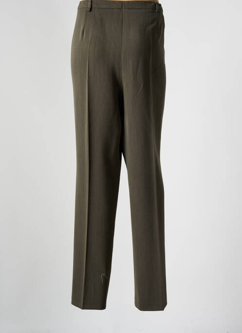 Pantalon droit vert GUY DUBOUIS pour femme