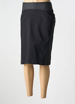Jupe mi-longue coupe droite noir MERI & ESCA femme