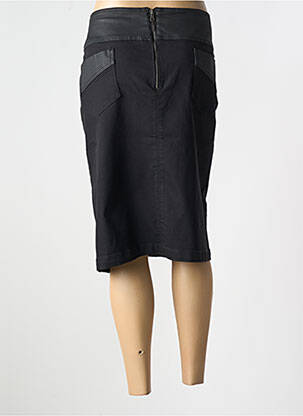 Jupe mi-longue coupe droite noir MERI & ESCA femme