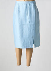 Jupe mi-longue bleu GUY DUBOUIS pour femme seconde vue