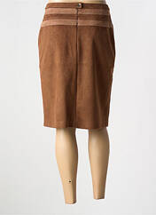 Jupe mi-longue marron MERI & ESCA pour femme seconde vue