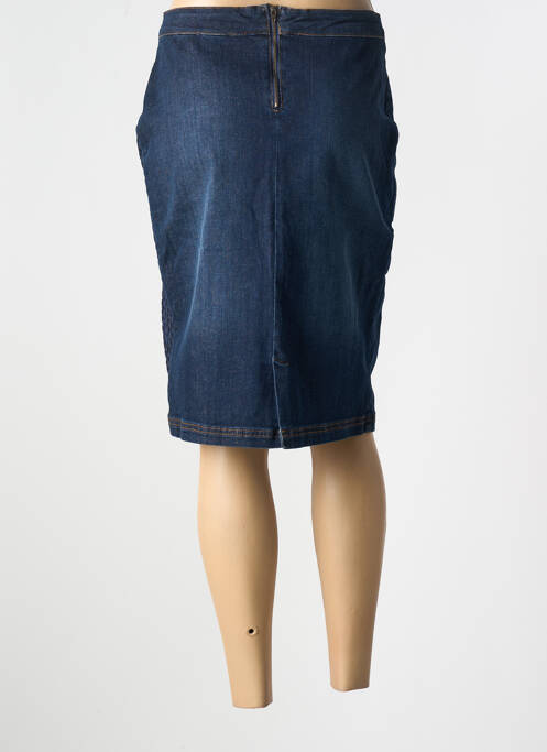 Jupe mi-longue bleu MERI & ESCA pour femme
