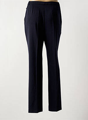 Pantalon droit tissage crêpe taille haute noir GUY DUBOUIS femme