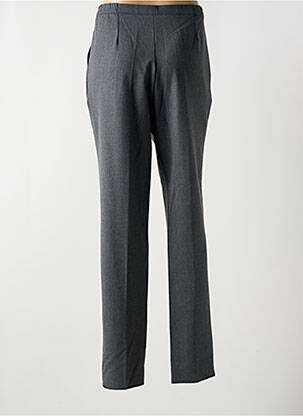 Pantalon droit taille à pinces taille haute gris GRIFFON femme