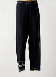 Pantalon 7/8 stretch taille normale noir QUATRE VINGT JOURS femme