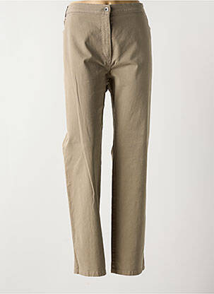 Jeans coupe slim stretch taille normale marron RICHY femme