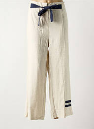Pantalon large poches taille normale beige MERI & ESCA femme
