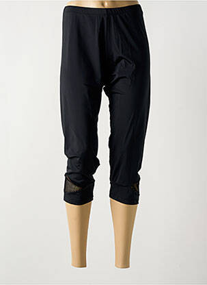 Legging effet matière satinée taille normale noir GUY DUBOUIS femme