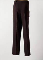 Pantalon droit marron GUY DUBOUIS pour femme seconde vue