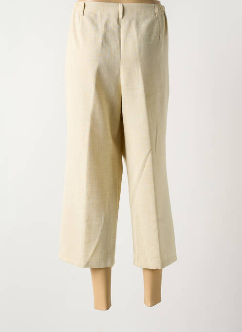 Pantacourt coupe droite taille normale beige GUY DUBOUIS femme