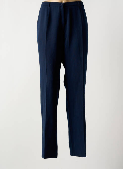 Pantalon droit bleu GUY DUBOUIS pour femme