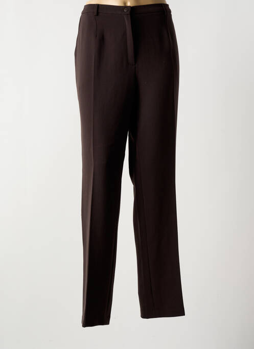 Pantalon droit marron GUY DUBOUIS pour femme