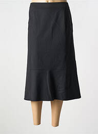 Jupe mi-longue coupe évasée noir GRIFFON femme