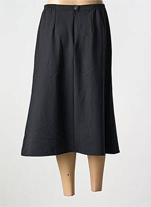 Jupe mi-longue coupe évasée noir GRIFFON femme