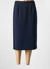 Jupe mi-longue bleu FRANCOISE pour femme seconde vue