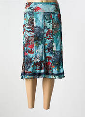 Jupe mi-longue bleu GUY DUBOUIS pour femme seconde vue