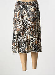 Jupe mi-longue marron GUY DUBOUIS pour femme seconde vue