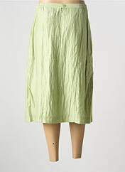 Jupe mi-longue vert FRANCOISE F pour femme seconde vue