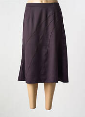Jupe mi-longue violet GRIFFON pour femme seconde vue