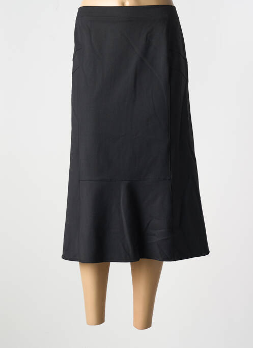 Jupe mi-longue noir GRIFFON pour femme