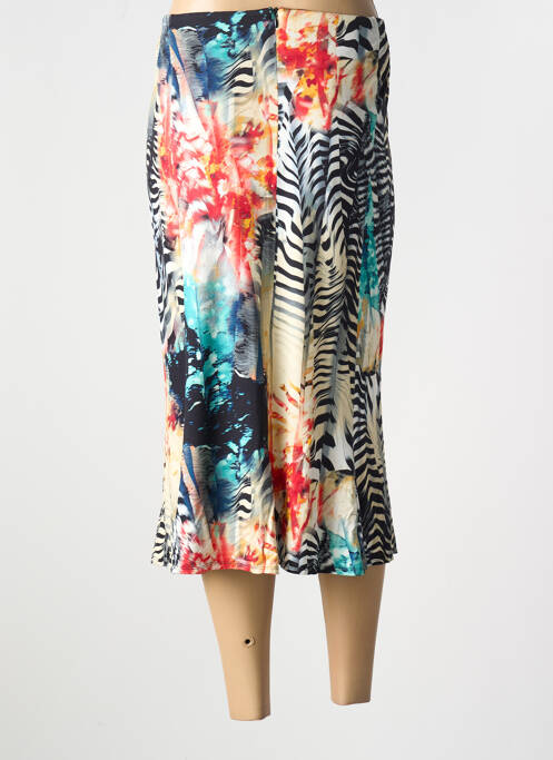 Jupe mi-longue noir GUY DUBOUIS pour femme