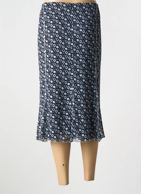 Jupe mi-longue noir GUY DUBOUIS pour femme