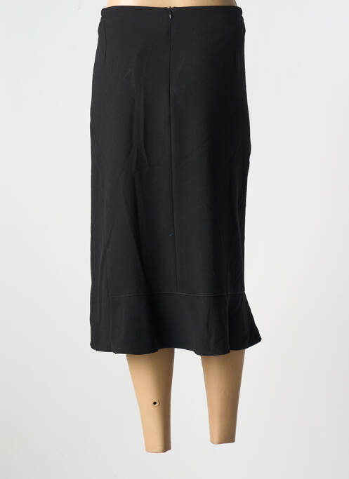 Jupe mi-longue noir GUY DUBOUIS pour femme