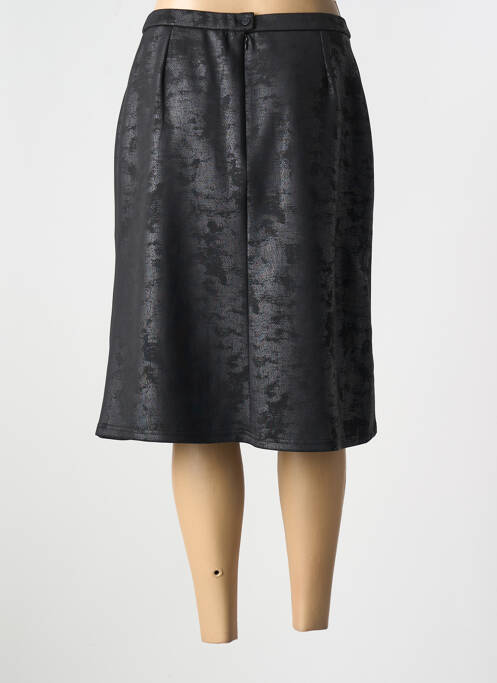 Jupe mi-longue noir GUY DUBOUIS pour femme