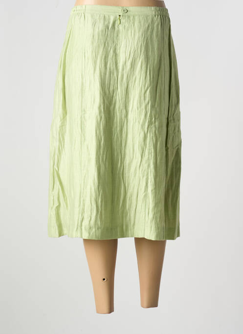 Jupe mi-longue vert FRANCOISE F pour femme