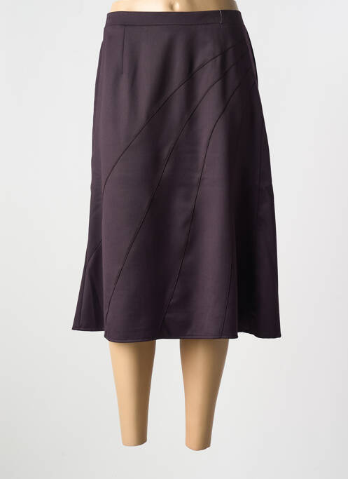 Jupe mi-longue violet GRIFFON pour femme