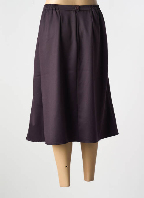 Jupe mi-longue violet GRIFFON pour femme