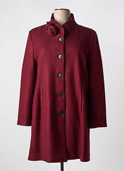 Manteau long rouge QUATRE VINGT JOURS pour femme seconde vue