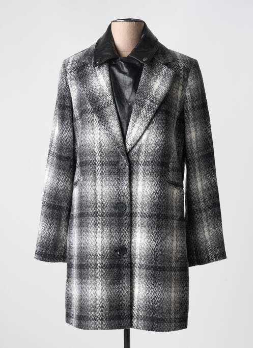 Manteau long gris 7 SEASONS pour femme