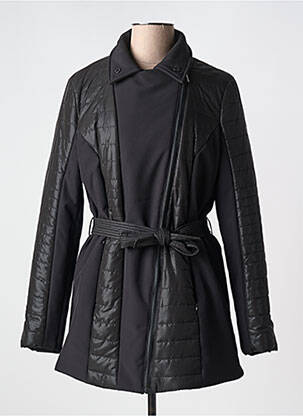 Blouson tissage imperméable noir CONCEPT K femme