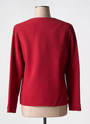 Gilet manches longues rouge GRIFFON pour femme seconde vue