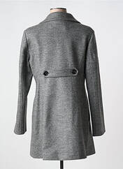 Manteau long gris QUATRE VINGT JOURS pour femme seconde vue