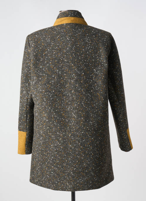 Manteau court gris NATURAL LIFE pour femme