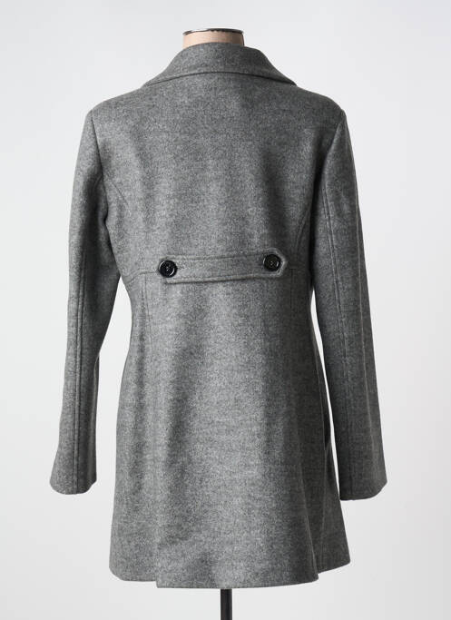 Manteau long gris QUATRE VINGT JOURS pour femme