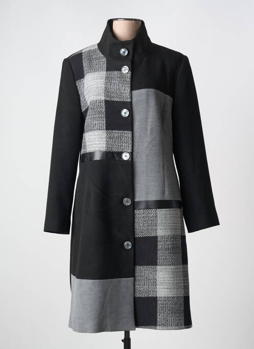 Manteau long noir GRIFFON pour femme