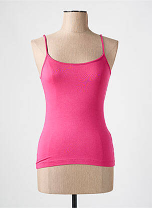 Top/caraco bretelles élastiquées rose ARTI MAGLIA femme
