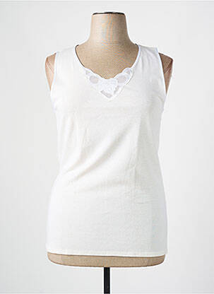 Top/Caraco blanc ARMOR LUX pour femme