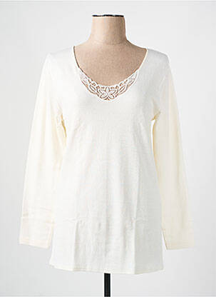 Top blanc ARMOR LUX pour femme