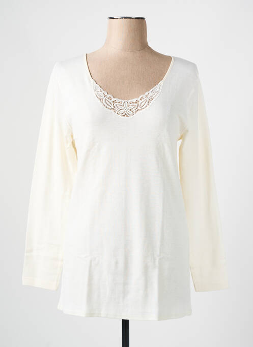 Top blanc ARMOR LUX pour femme
