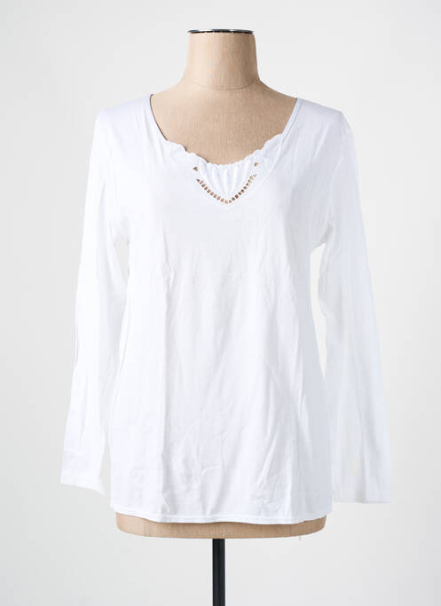 Top blanc ARMOR LUX pour femme