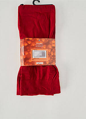 Collants elastique à la taille rouge CLIO femme