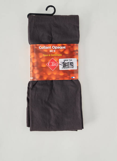 Collants gris CLIO pour femme