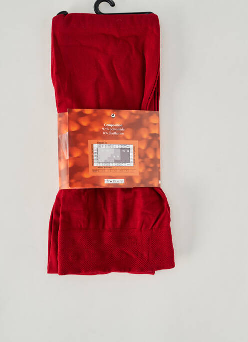 Collants rouge CLIO femme